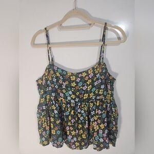 O'Neill Floral Women's Top, Size Large